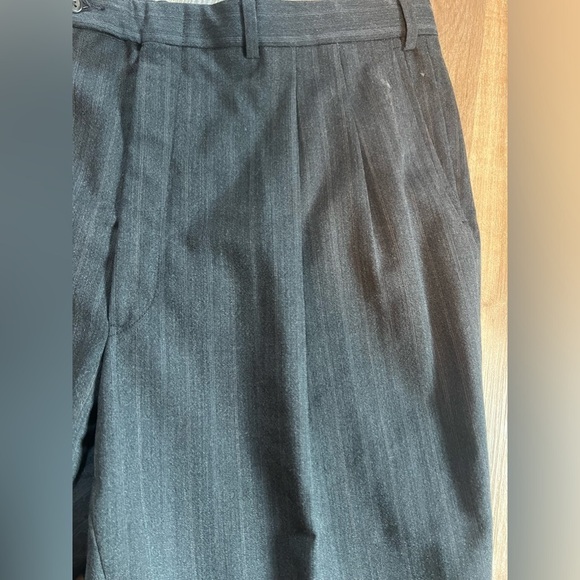 Men's Palm Beach Exclusively for Hajjar's Big & Tall Dark Gray Suit - Picture 7 of 8